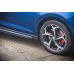 Накладки сплиттеры боковые на пороги на Volkswagen Polo VI GTI